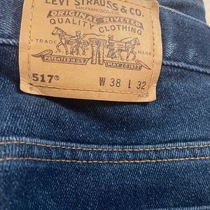 Used Levi 517 Jeans  no holes  good condition
